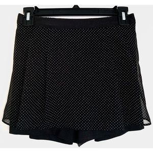 UNIQLO Polka Dot Chiffon Skirt w/ Shorts